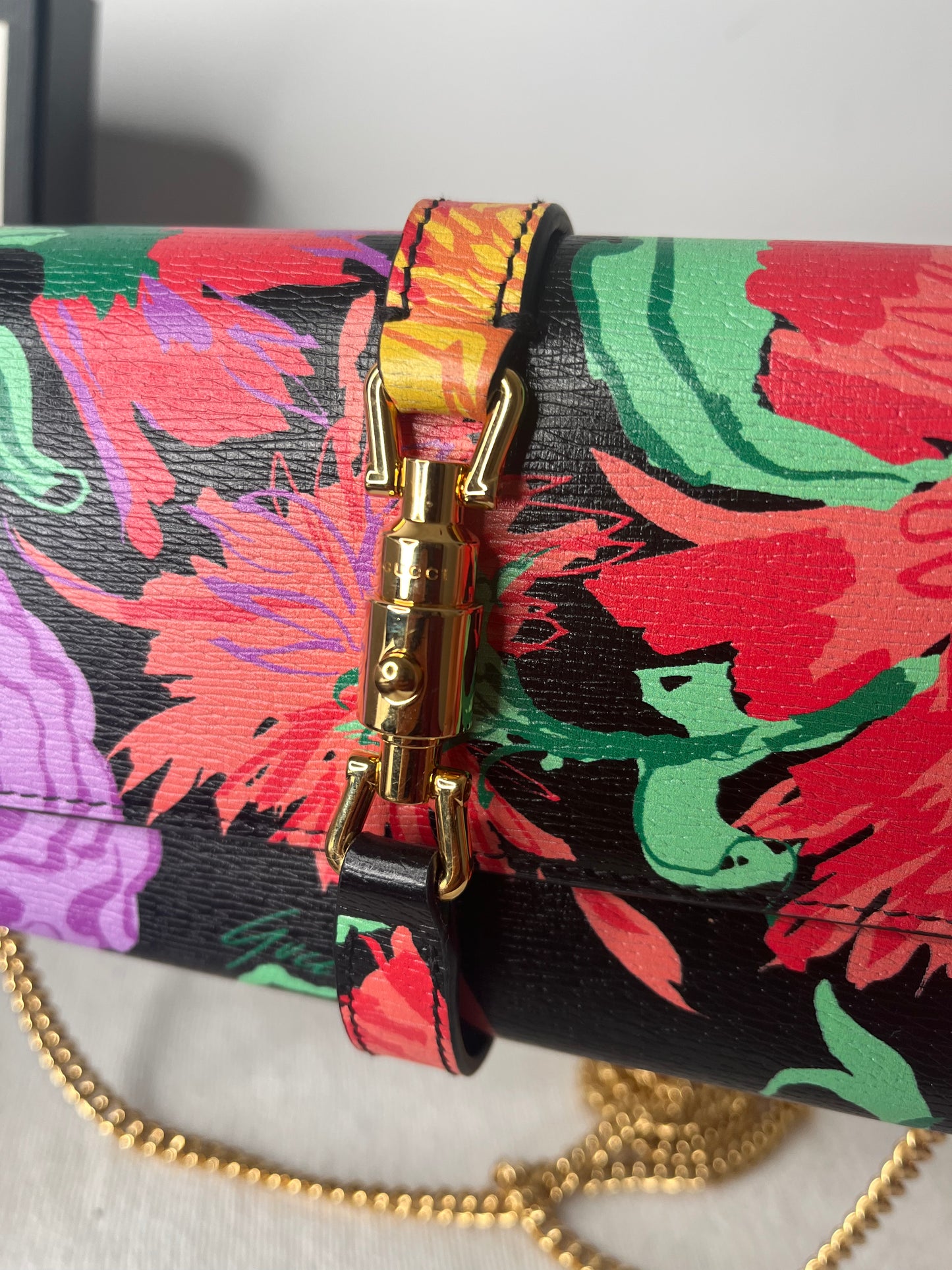 Gucci x Ken Scott Wallet on Chain Crossbody Shoulder Bag
