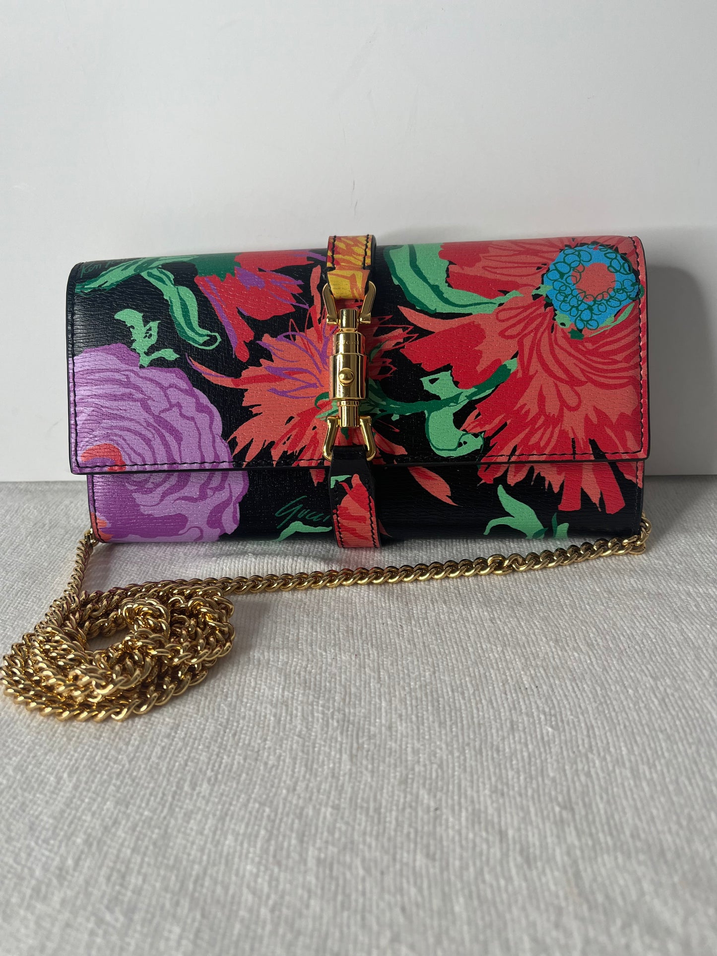 Gucci x Ken Scott Wallet on Chain Crossbody Shoulder Bag