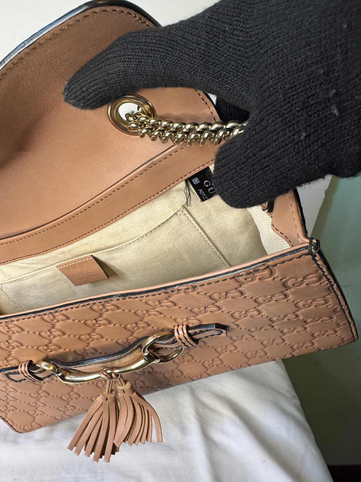 Gucci Medium Guccissima Emily Shoulder Bag – Brown