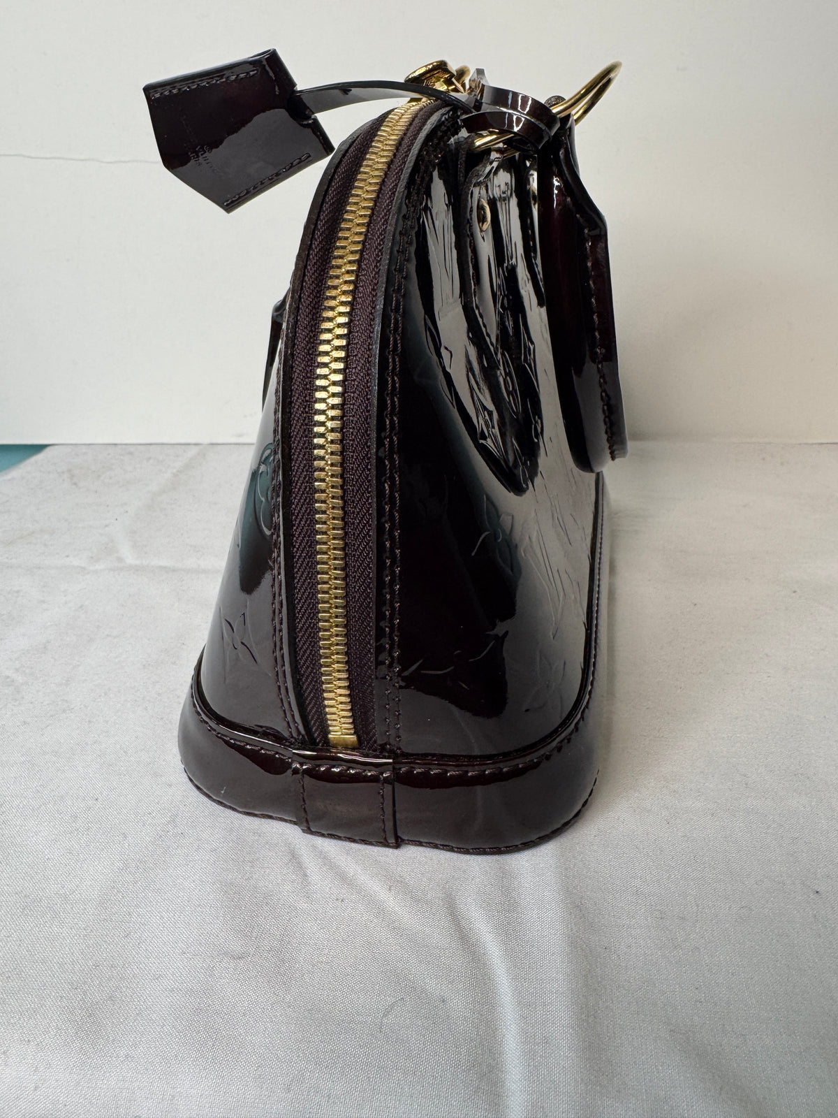Louis Vuitton Burgundy Monogram Top Handle Bag(Amrante)