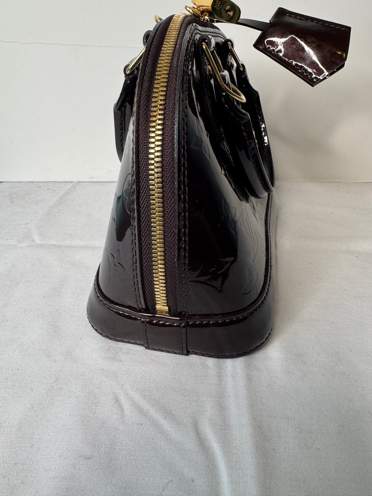 Louis Vuitton Burgundy Monogram Top Handle Bag(Amrante)