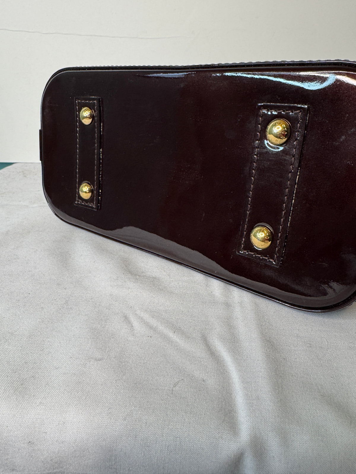 Louis Vuitton Burgundy Monogram Top Handle Bag(Amrante)