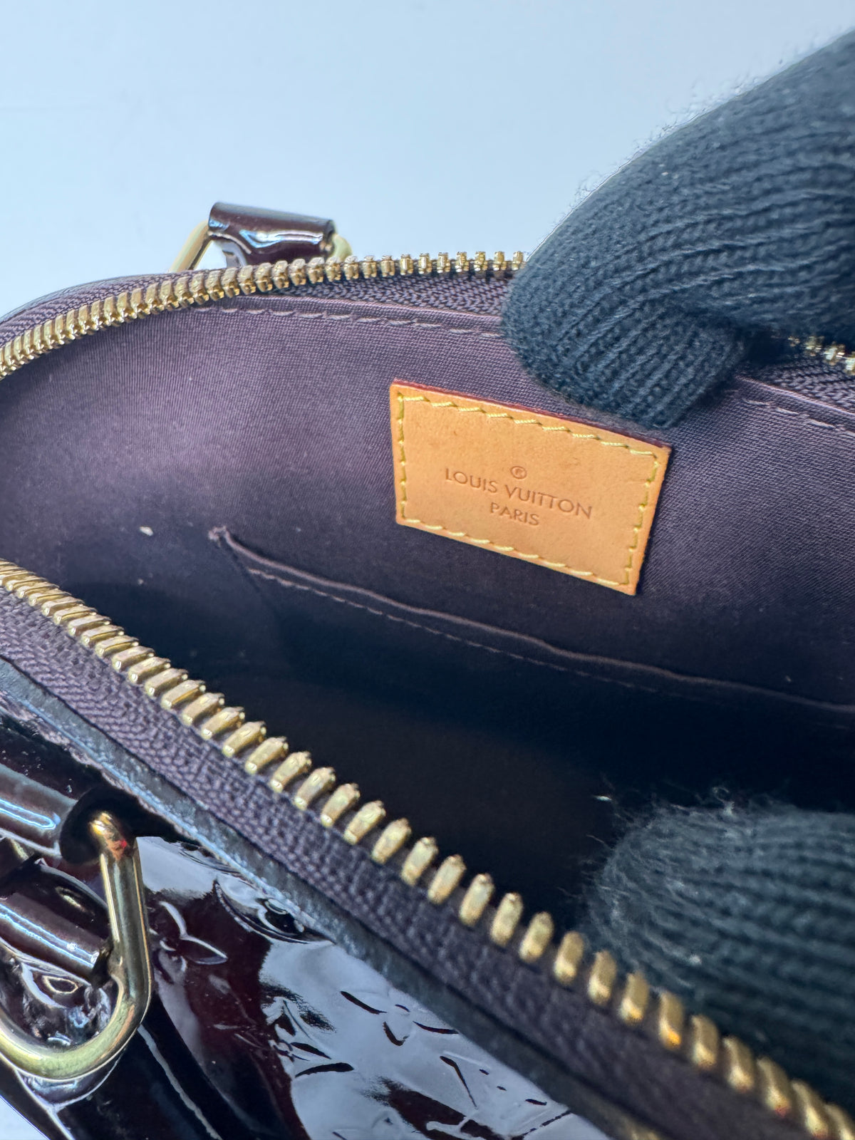 Louis Vuitton Burgundy Monogram Top Handle Bag(Amrante)