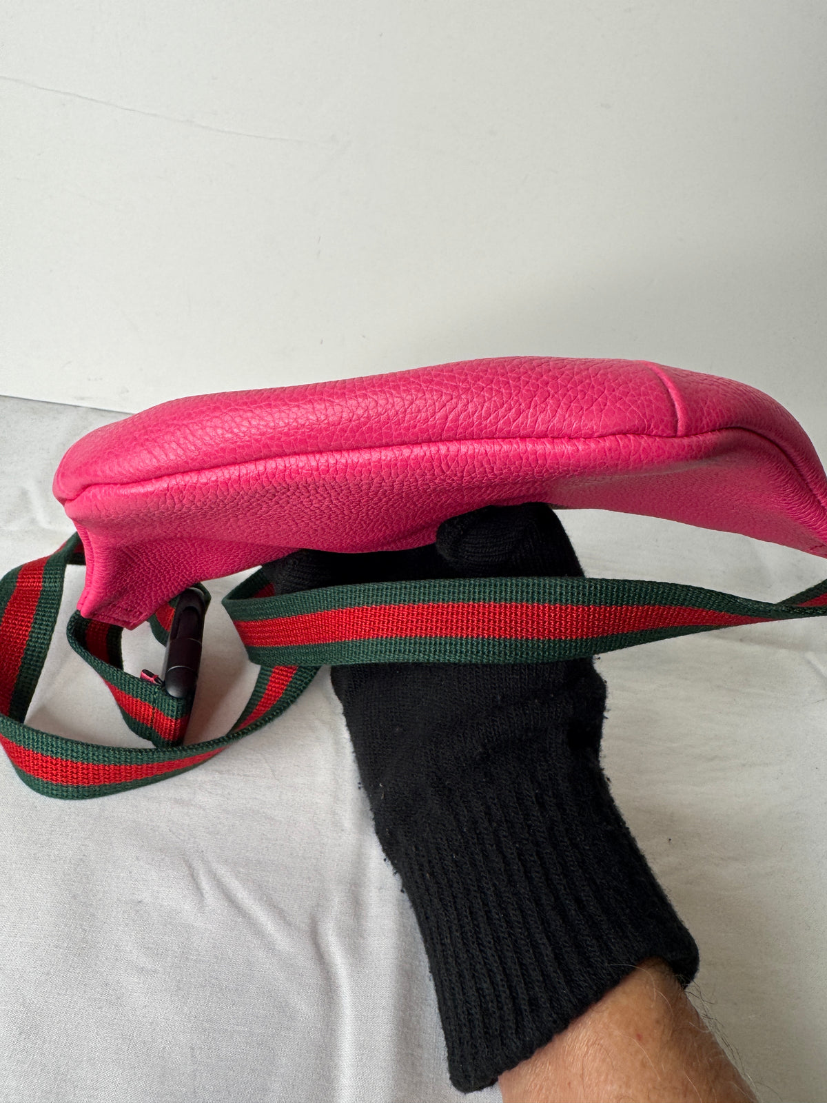 Gucci Pink Logo Belt Bag