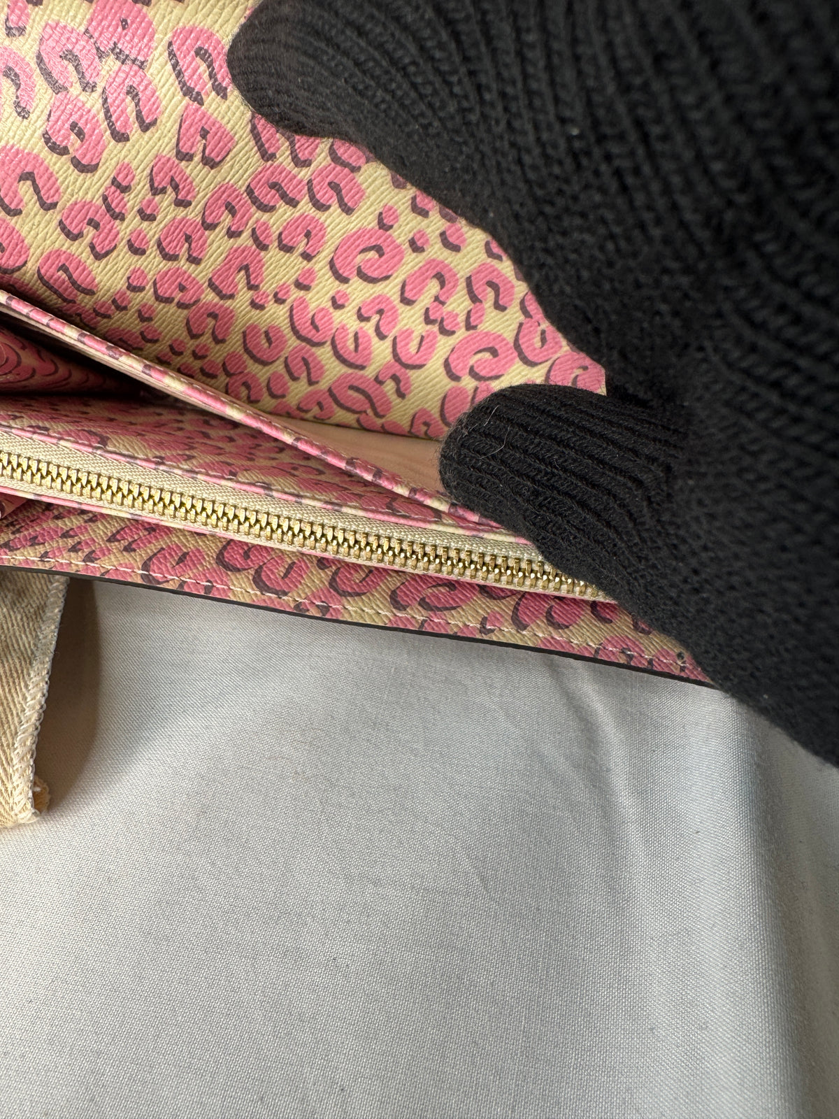 Louis Vuitton Monogram Long Wallet with Pink Leopard Print Interior Stephen Sprouce