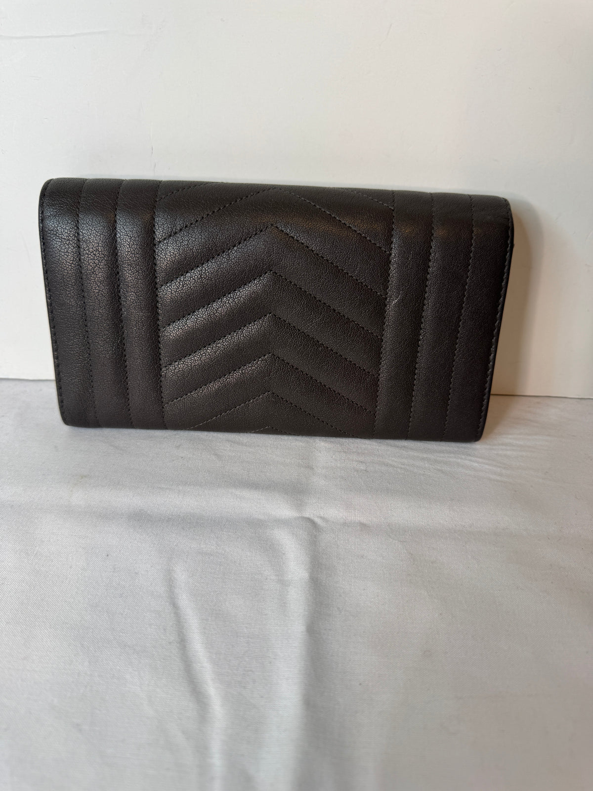 Saint Laurent Monogram Chevron Envelope Wallet
