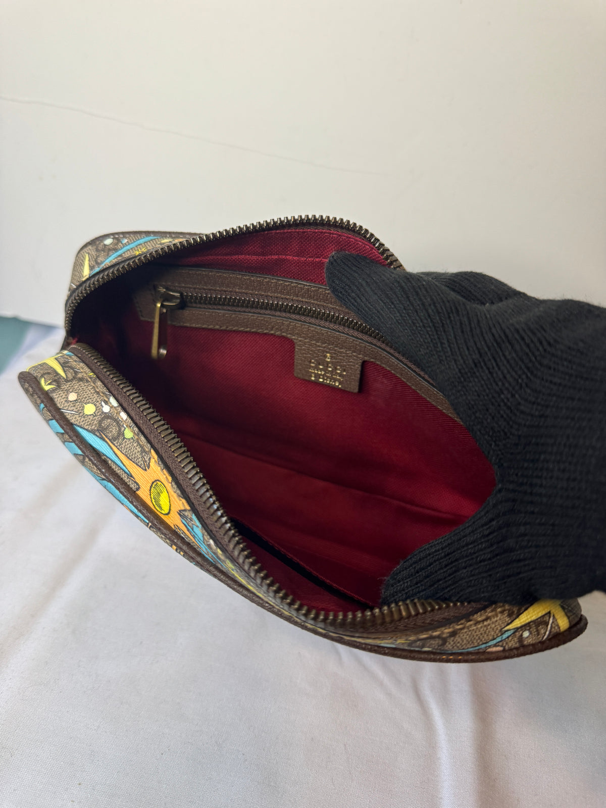 Gucci x Disney Donald Duck GG Print Belt Bag