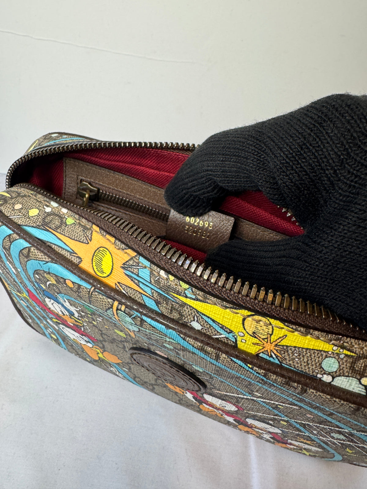 Gucci x Disney Donald Duck GG Print Belt Bag