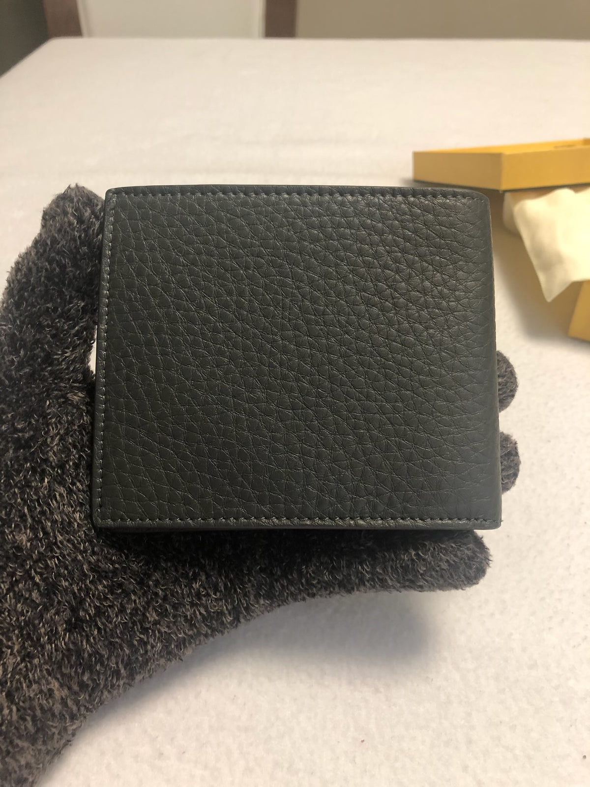 Fendi Roma Stamp Bifold Wallet in Black