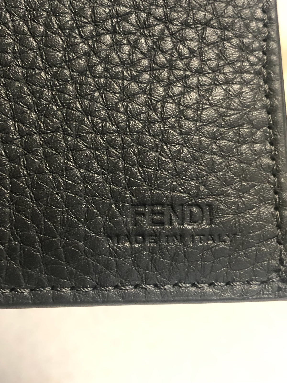 Fendi Roma Stamp Bifold Wallet in Black