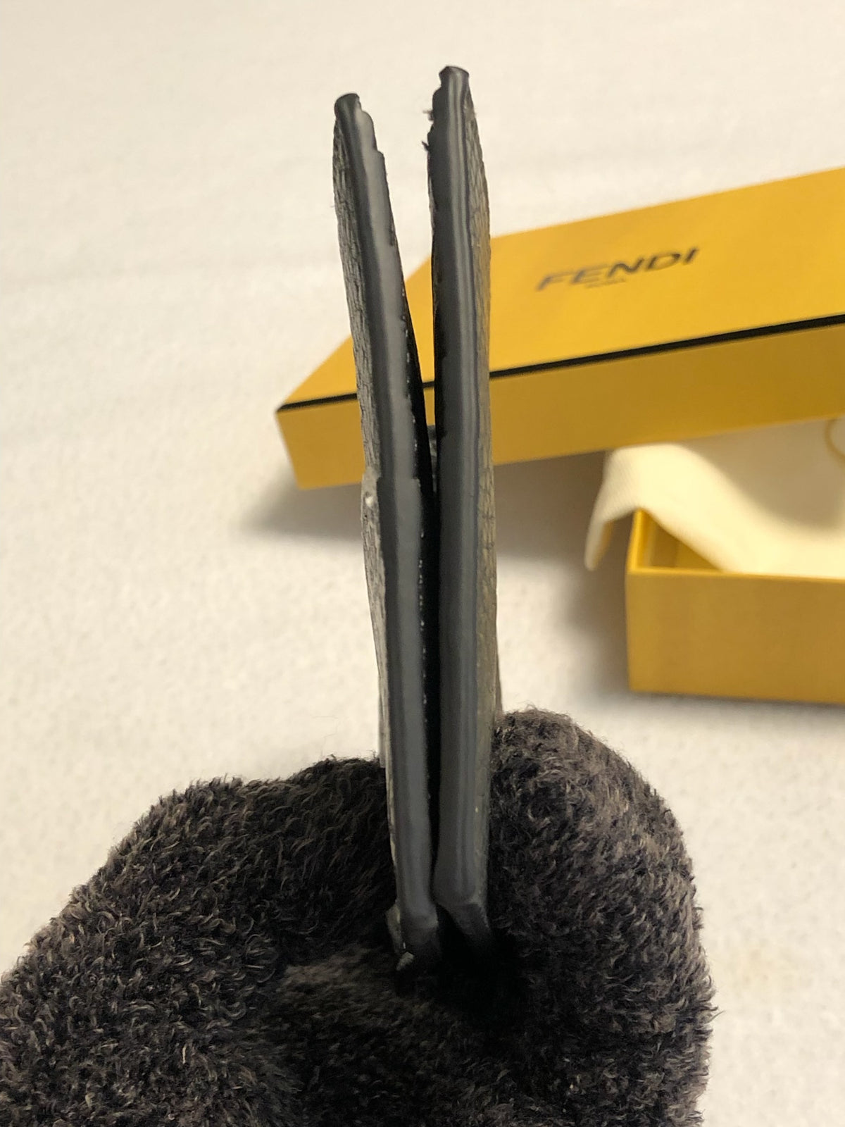 Fendi Roma Stamp Bifold Wallet in Black