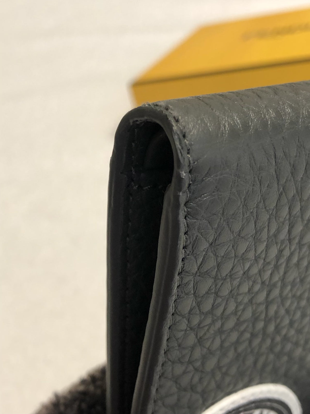 Fendi Roma Stamp Bifold Wallet in Black