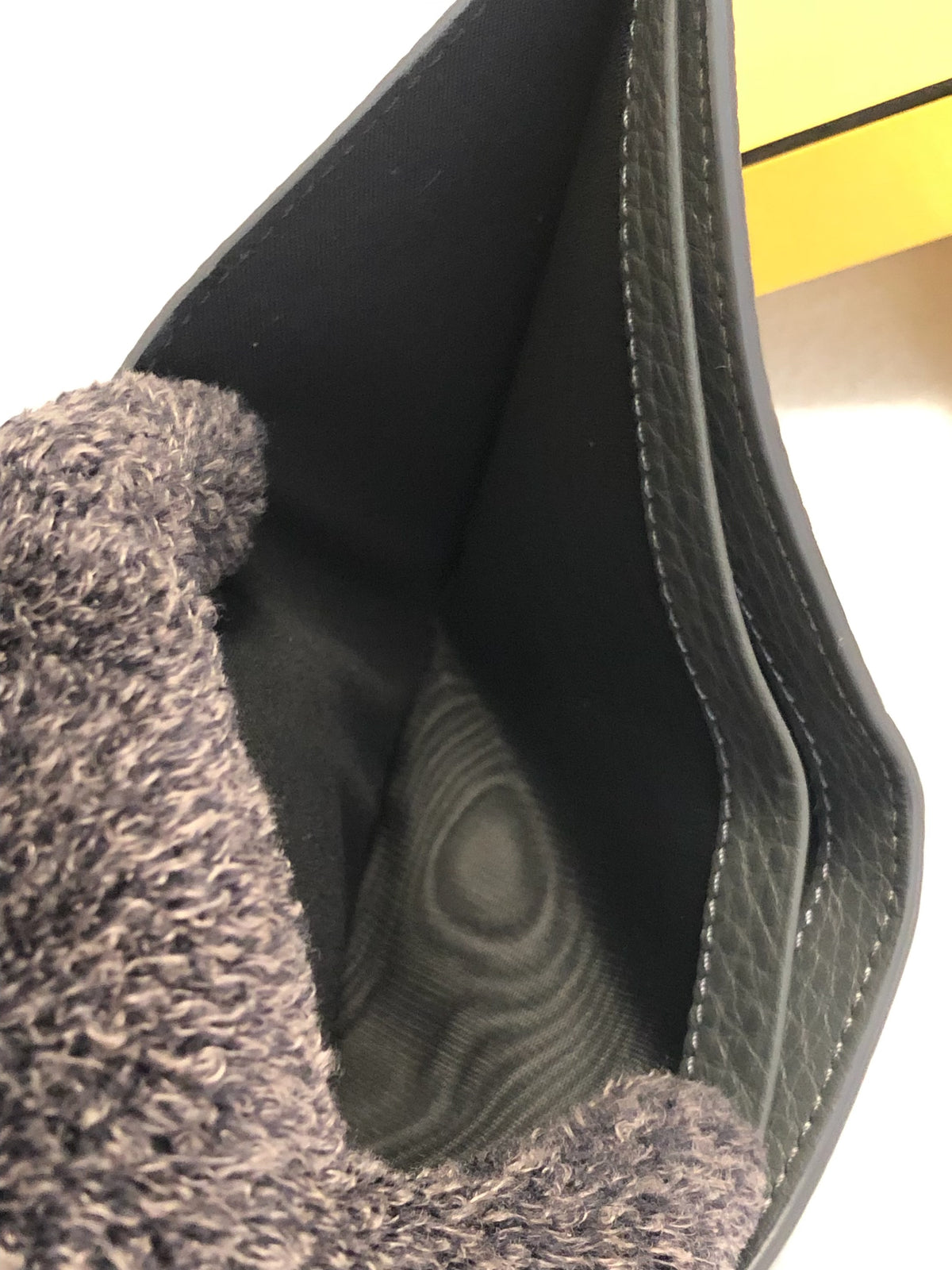 Fendi Roma Stamp Bifold Wallet in Black
