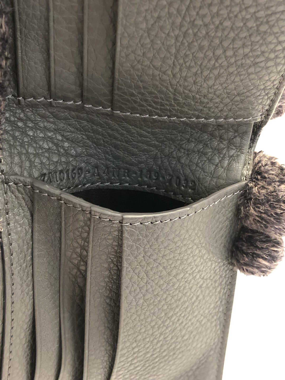 Fendi Roma Stamp Bifold Wallet in Black